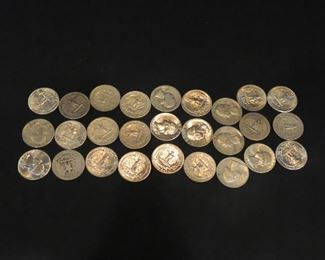 Twenty-Seven 1943 -1964 Quarters