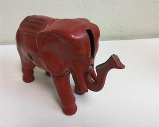 cast iron banks elephant