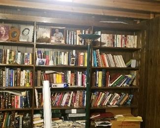 lots of books, pictures are not for sale