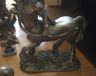 large pewter Centaur