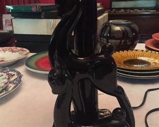 Vintage Royal Haegar lamp with original shade