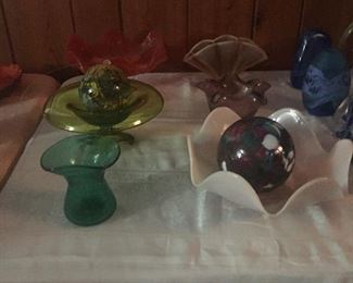 Another view of the art glass