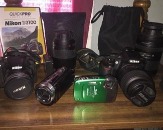 Selection of camera lenses