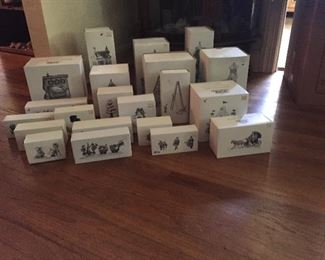 Hundreds of Dept. 53...many retired pieces