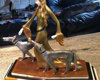 Art Nouveau signed Prof. Otto Poertzel