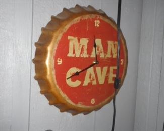 Man cave clock