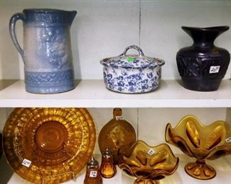 POTTERY AND GLASSWARE