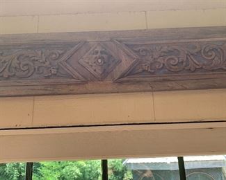 Antique Carved Panels with Doorbell Button (New Orleans)