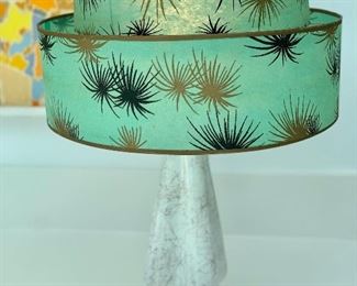 Midcentury lamp and original shade