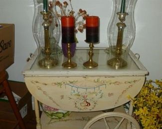 Cute vintage tea cart