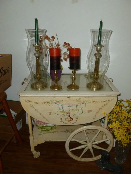 Cute vintage tea cart