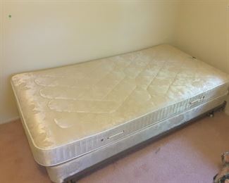 Twin Bed Springboard and Mattress. No frame.