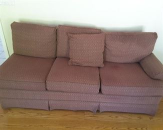 Oversized Couch, 3 Seater, there are 2 of them. Matching Ottoman.