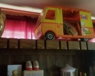 70s barbie van
