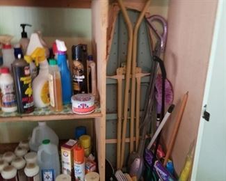 laundry and cleaning items