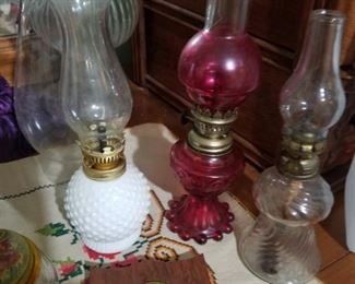 Miniature oil lamps