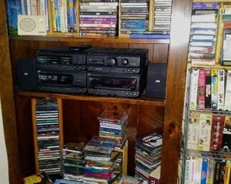 CDs, DVDs, VHS