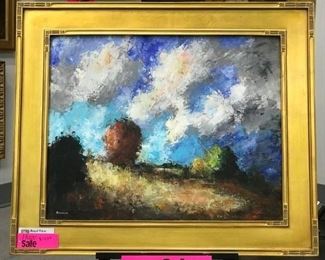 D. Swanigan, Midsummer Landscape, oil on canvas 32 x 38 in. as framed. (24 x 30 in. canvas) Sale Price $1650.