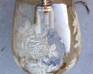 glass wall sconce