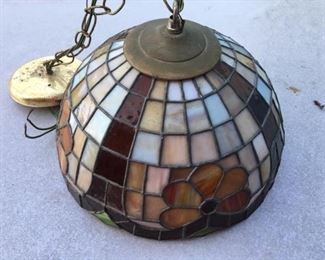 stained glass light chandelier