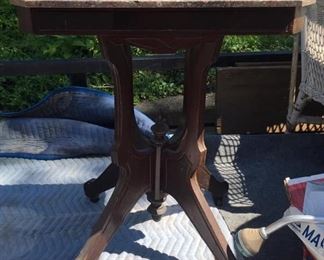marble top table