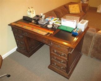 Desk and office supplies