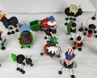 Picnic Ants and Lady Bug Picture Holders and nick nacks