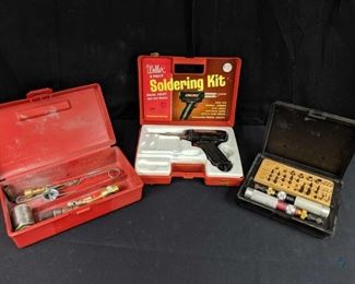 Soldering Kit, accessories and Screw driver set