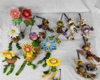 Flowers and Springy Animals  Shelf Sitters