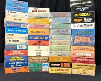  John Wayne - VHS tapes - 47 units