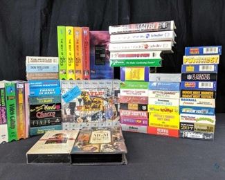 Grab bag of VHS and DVD tapes - 53 units