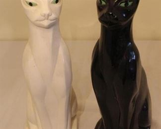 Feline Ceramic Statues
