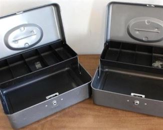 Metal Cash Boxes with Keys