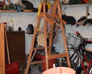 Ladder, Bicycle, Garage Items