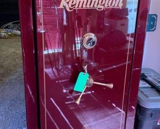 Remington Gun Safe - Model Premier 25; Burgundy and Gold