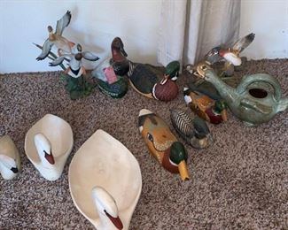 Decorative Birds and Ducks - 11 Pieces Total