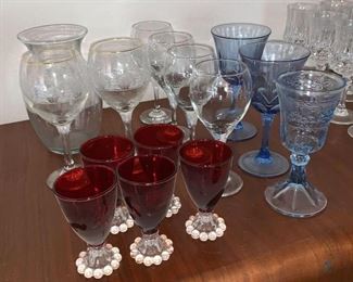 Set of Assorted Glassware