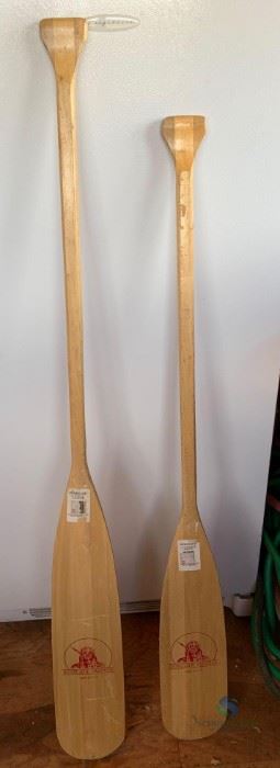One Pair Renegade Wood Canoe Paddles