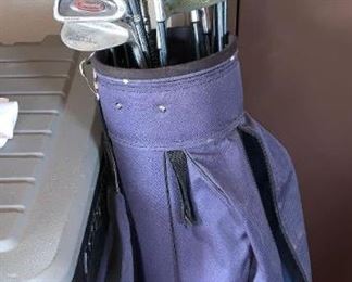 Golf Clubs and Golf Bag