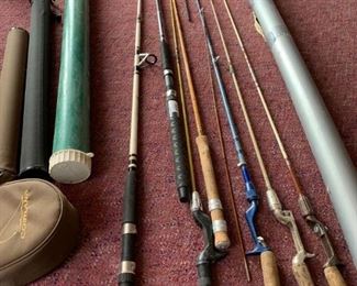 Fishing Rods and Cases