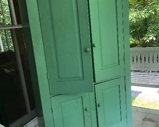 Antique Country American Cupboard 