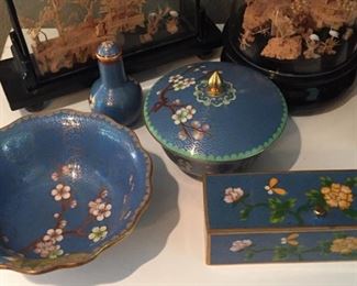 lots of cloisonné 