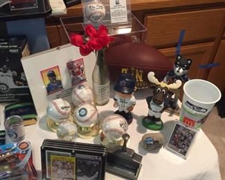 Bobbles, baseballs and more