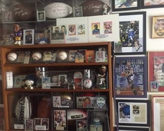 wall o' sports collectibles