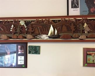 Local NW artist wall sculpture Dick Fichter-(did the mural at Mill Creek City Hall)