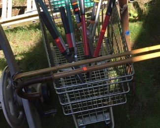 old shopping cart-new tools