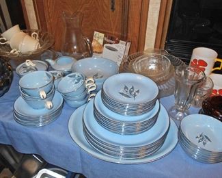 Vintage Homer Laughlin "Skytone" Dinnerware