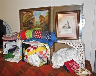 Quilts, Linens 