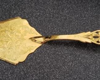 Gold Plated Pie Server