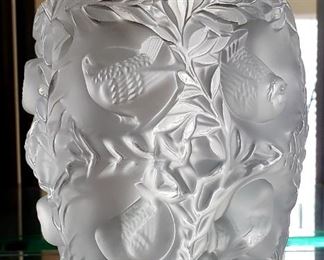 Lalique Crystal - Bagatelle Crystal Vase